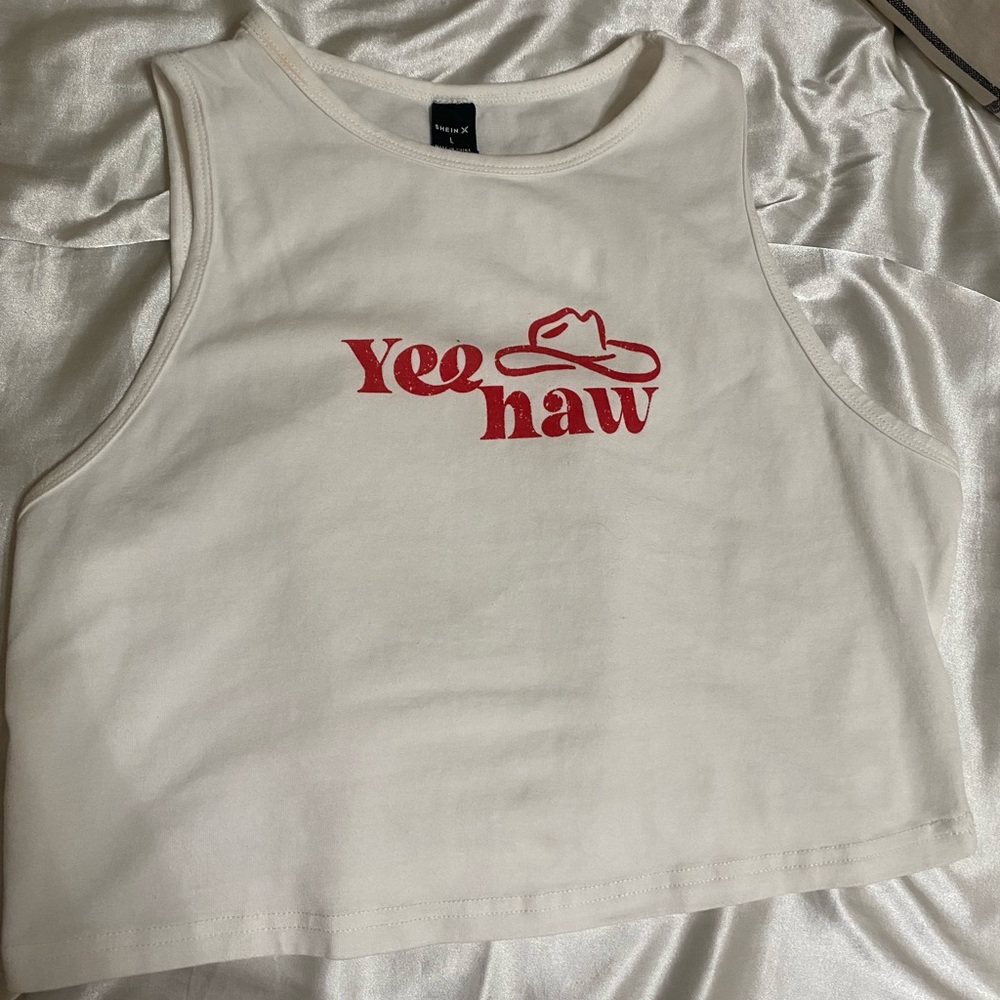 YeeHaw crop top shirt